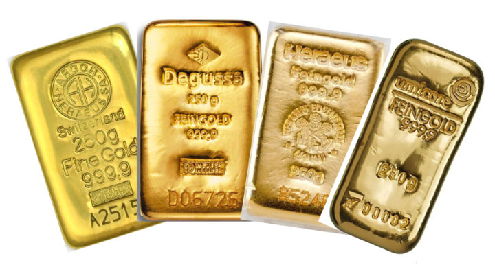 Goldbarren - 250 Gramm 