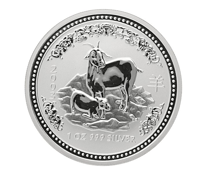 1 Unze Lunar I - Ziege