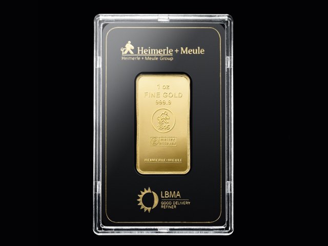 Goldbarren - 31,1 Gramm 